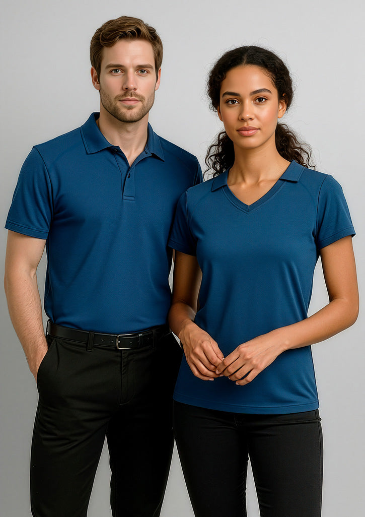 BIZ COLLECTION Mens Byron Short Sleeve Polo P011MS