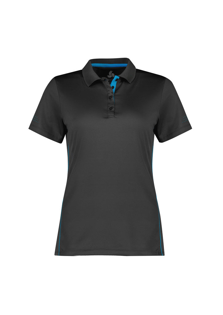 BIZ COLLECTION Womens Balance Short Sleeve Polo P200LS