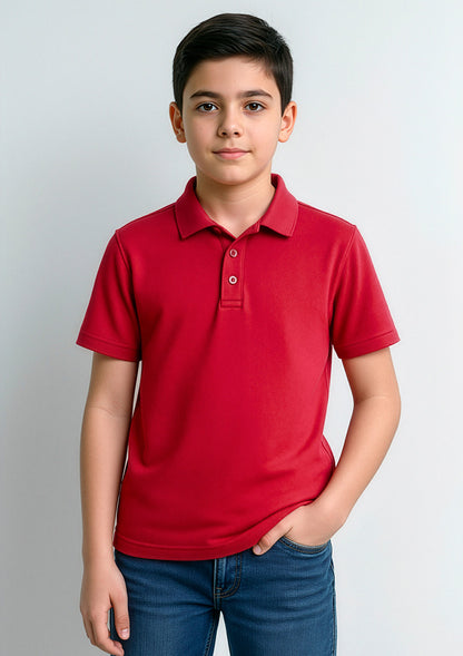 BIZ COLLECTION Kids Action Short Sleeve Polo P206KS
