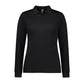 BIZ COLLECTION Womens Action Long Sleeve Polo P206LL