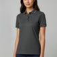 BIZ COLLECTION Womens Jet Short Sleeve Polo P226LS