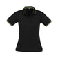 BIZ COLLECTION Womens Jet Short Sleeve Polo P226LS