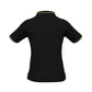BIZ COLLECTION Womens Jet Short Sleeve Polo P226LS