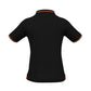 BIZ COLLECTION Womens Jet Short Sleeve Polo P226LS