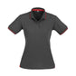 BIZ COLLECTION Womens Jet Short Sleeve Polo P226LS