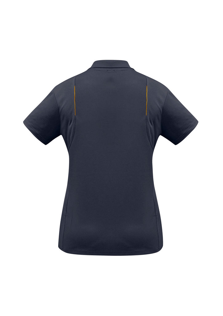 BIZ COLLECTION Womens United Short Sleeve Polo P244LS