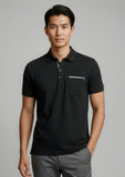 BIZ COLLECTION Mens Edge Short Sleeve Polo P305MS