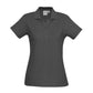 BIZ COLLECTION Womens Crew Short Sleeve Polo P400LS