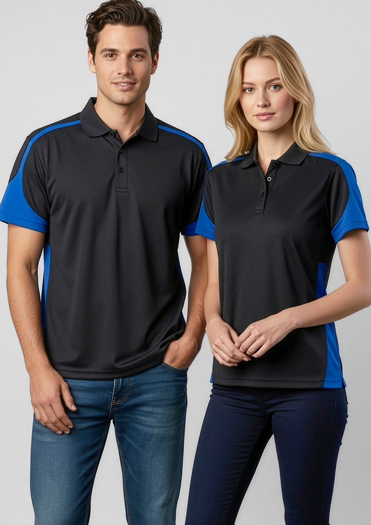 BIZ COLLECTION Mens Talon Short Sleeve Polo P401MS