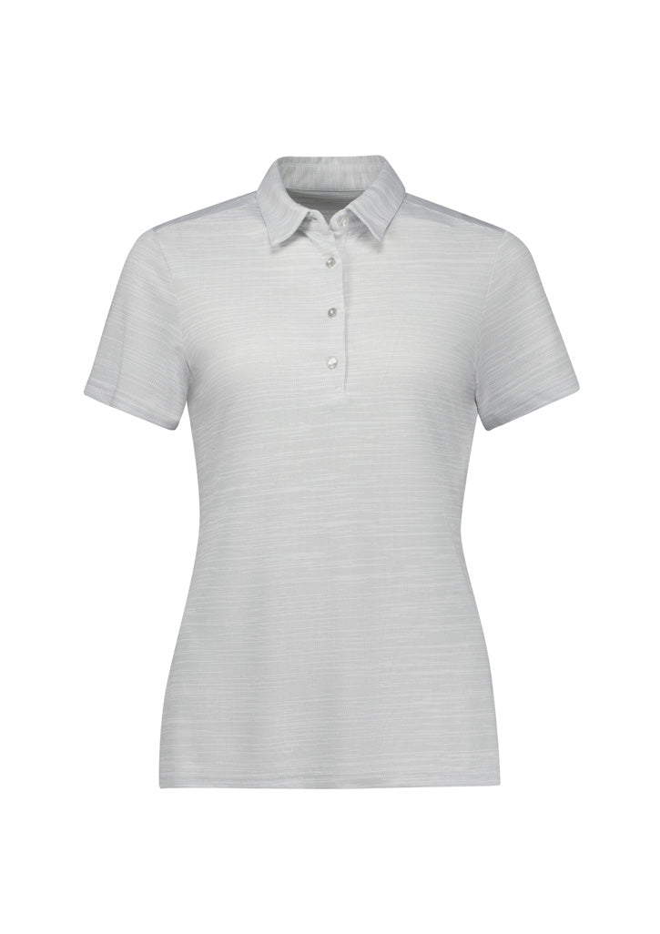 BIZ COLLECTION Womens Orbit Short Sleeve Polo P410LS