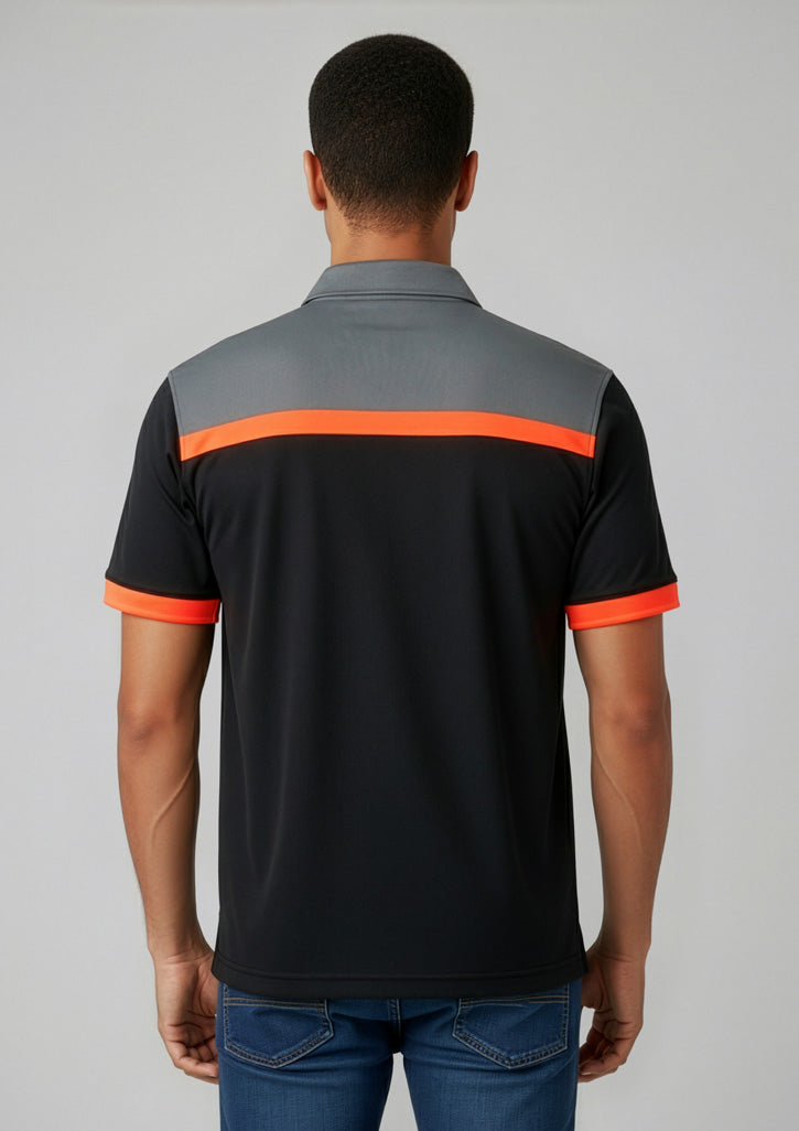 BIZ COLLECTION Mens Charger Short Sleeve Polo P500MS