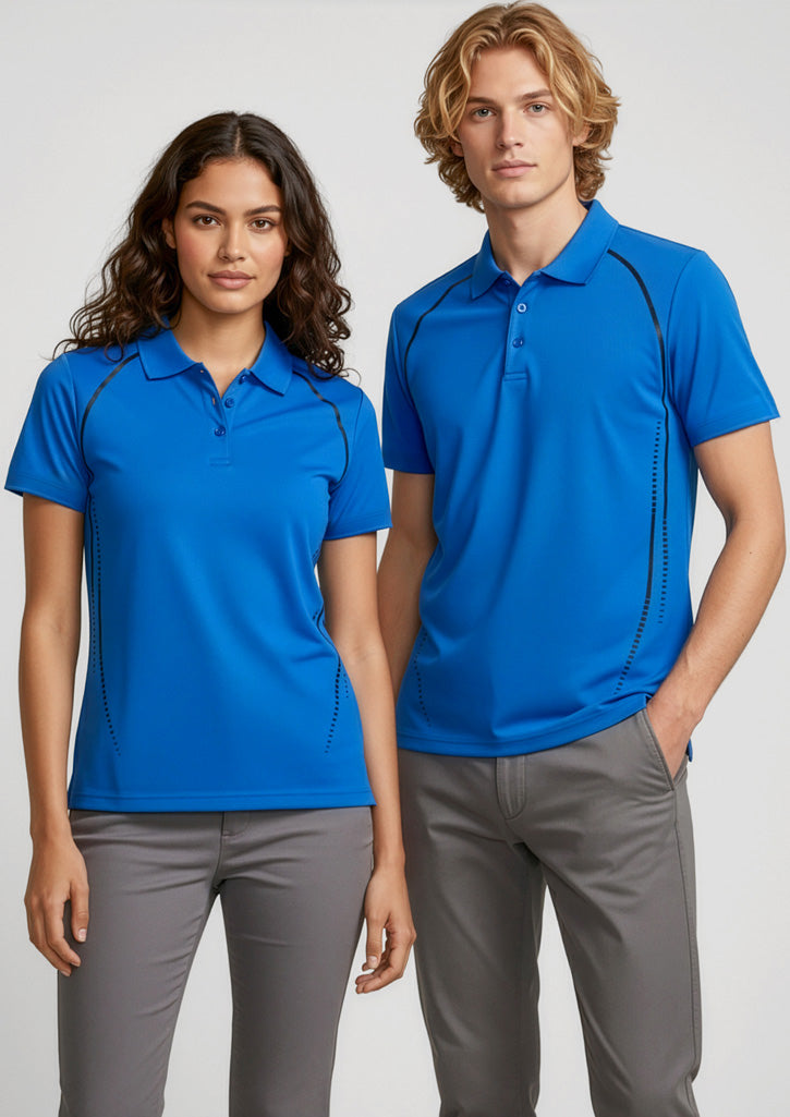 BIZ COLLECTION Mens Cyber Short Sleeve Polo P604MS