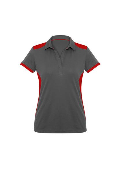 BIZ COLLECTION Womens Rival Short Sleeve Polo P705LS