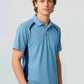 BIZ COLLECTION Mens Splice Short Sleeve Polo P7700