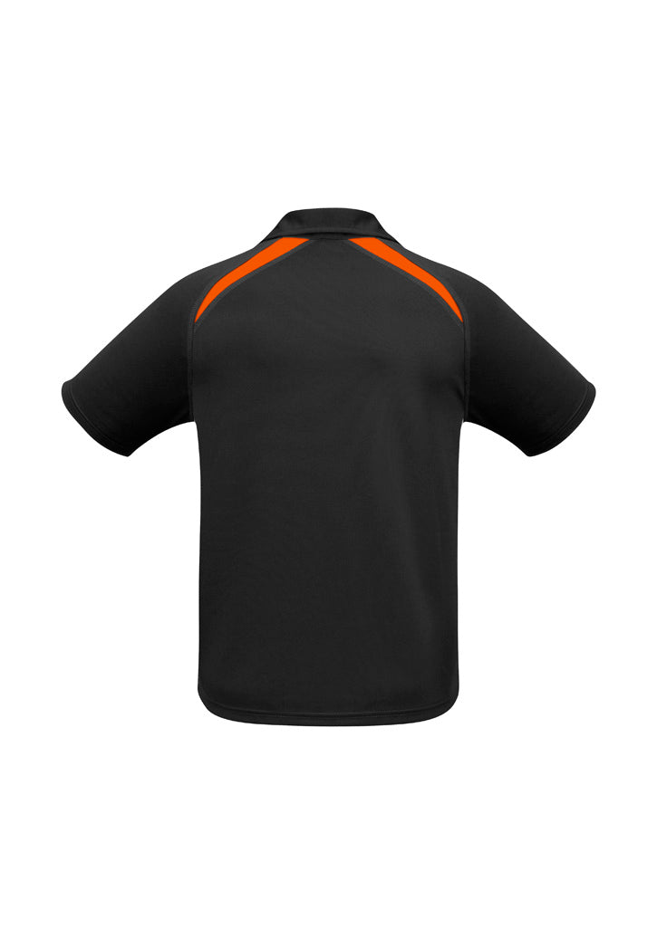 BIZ COLLECTION Mens Splice Short Sleeve Polo P7700
