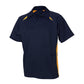 BIZ COLLECTION Mens Splice Short Sleeve Polo P7700