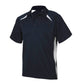 BIZ COLLECTION Mens Splice Short Sleeve Polo P7700