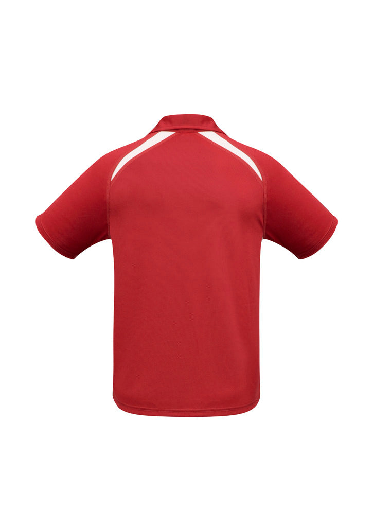 BIZ COLLECTION Mens Splice Short Sleeve Polo P7700