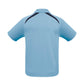 BIZ COLLECTION Mens Splice Short Sleeve Polo P7700