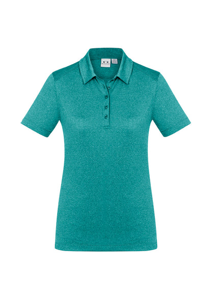 BIZ COLLECTION Womens Aero Short Sleeve Polo P815LS Clearance