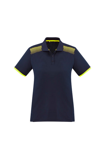 BIZ COLLECTION Womens Galaxy Short Sleeve Polo P900LS