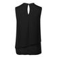BIZ CORPORATES Womens Seville Sleeveless Layered Blouse RB260LN