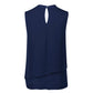 BIZ CORPORATES Womens Seville Sleeveless Layered Blouse RB260LN