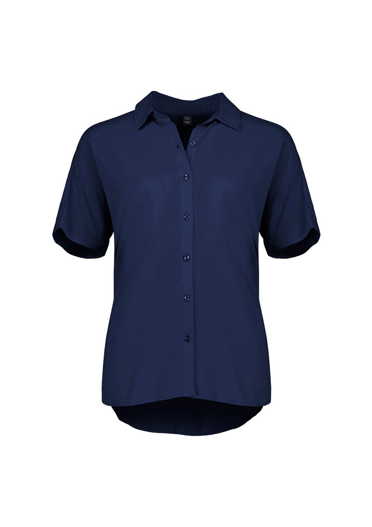 BIZ CORPORATES Womens Dahlia Short Sleeve Blouse RB365L