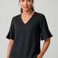 BIZ CORPORATES Womens Aria Fluted Sleeve Blouse RB966LS