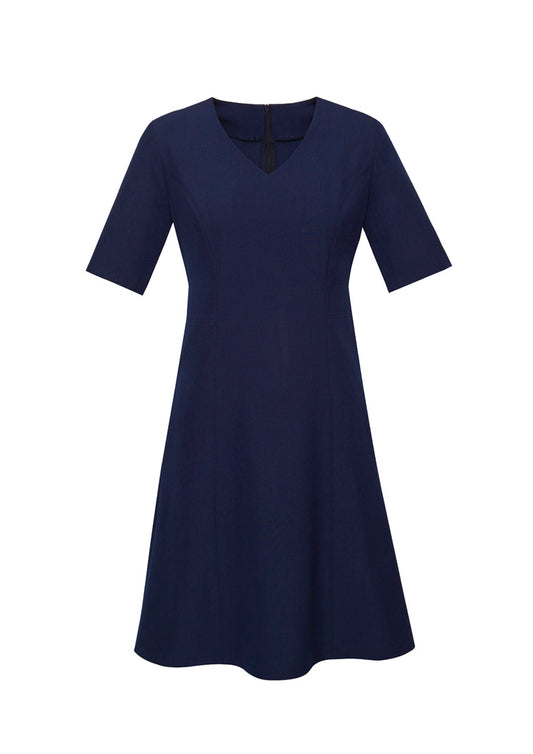 BIZ CORPORATES Womens Siena Extended Short Sleeve Dress RD974L