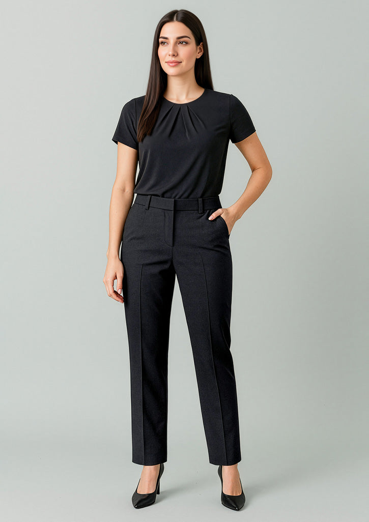 BIZ CORPORATES Womens Renew Tapered Adjustable Waist Pant RGP404L
