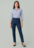 BIZ CORPORATES Womens Renew Mid-Waist Slim Leg Pant RGP405L