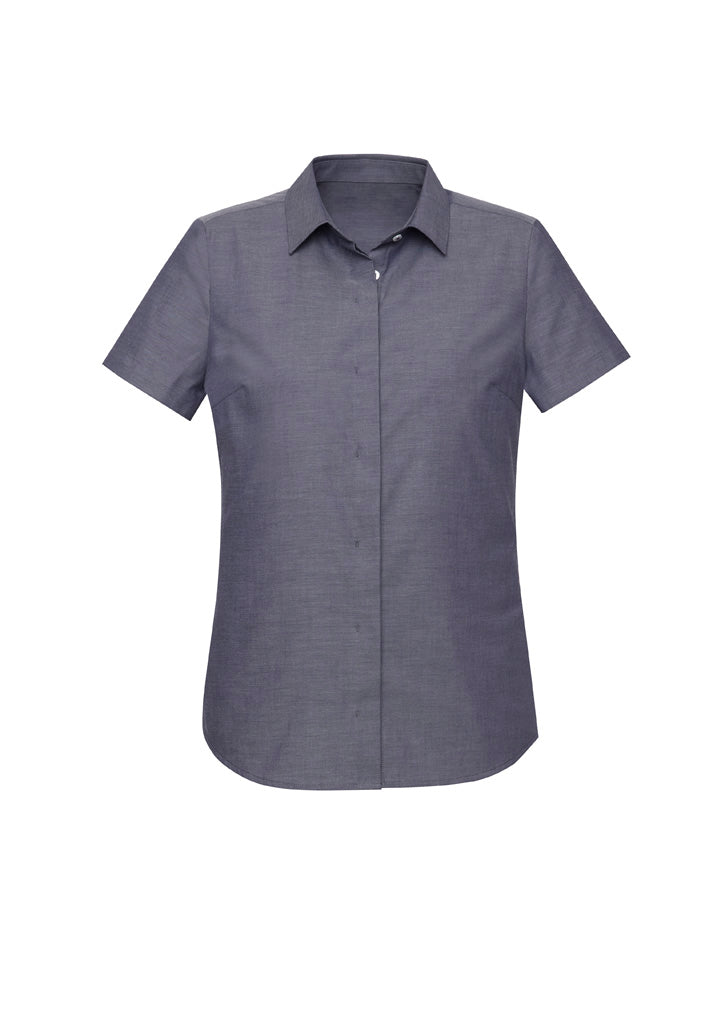 BIZ CORPORATES Womens Charlie Short Sleeve Shirt RS968LS Clearance