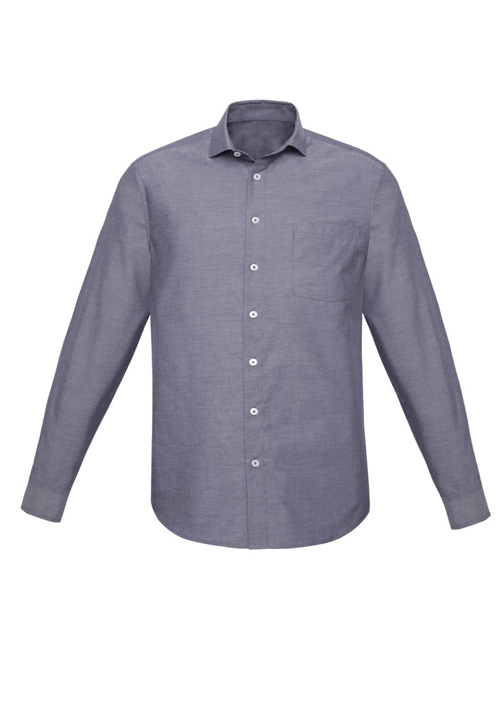 BIZ CORPORATES Mens Charlie Classic Fit Long Sleeve Shirt RS968ML Clearance