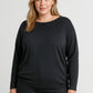 BIZ CORPORATES Womens Skye Batwing Sweater Top RSW370L