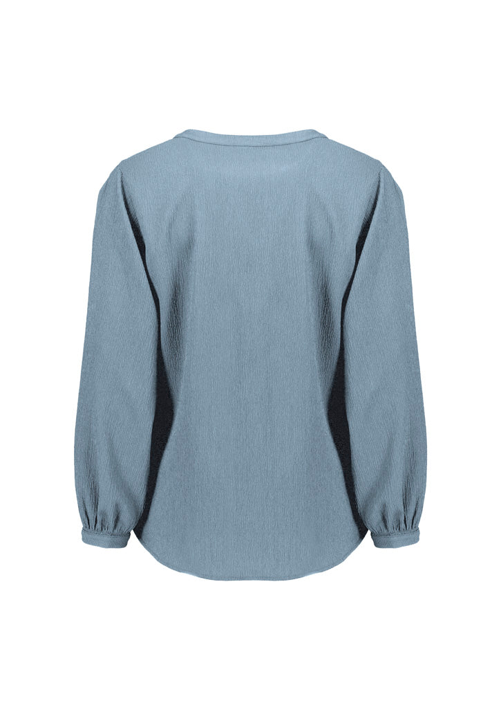 BIZ CORPORATES Womens Ruche Long Sleeve Blouse RU568LL