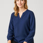 BIZ CORPORATES Womens Ruche Long Sleeve Blouse RU568LL
