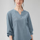 BIZ CORPORATES Womens Ruche Long Sleeve Blouse RU568LL