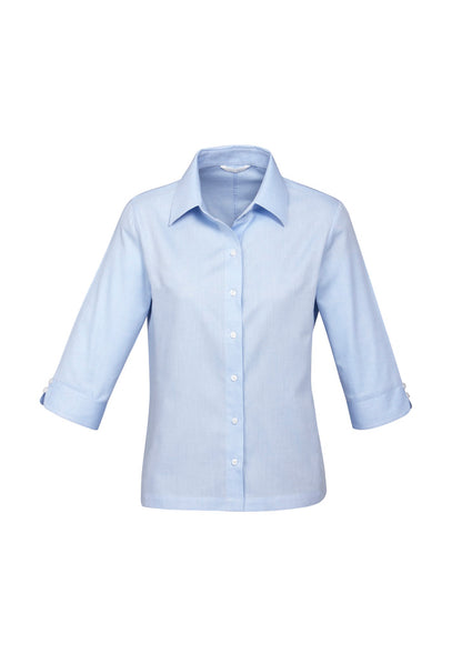 BIZ COLLECTION Womens Luxe 3/4 Sleeve Shirt S10221 Clearance