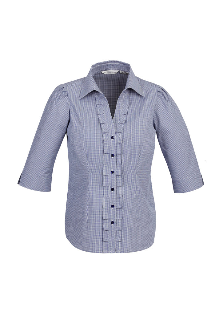 BIZ COLLECTION Womens Edge 3/4 Sleeve Shirt S267LT Clearance