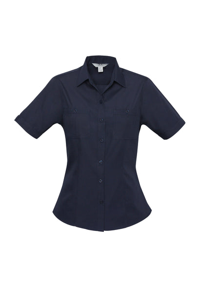 BIZ COLLECTION Womens Bondi Short Sleeve Shirt S306LS