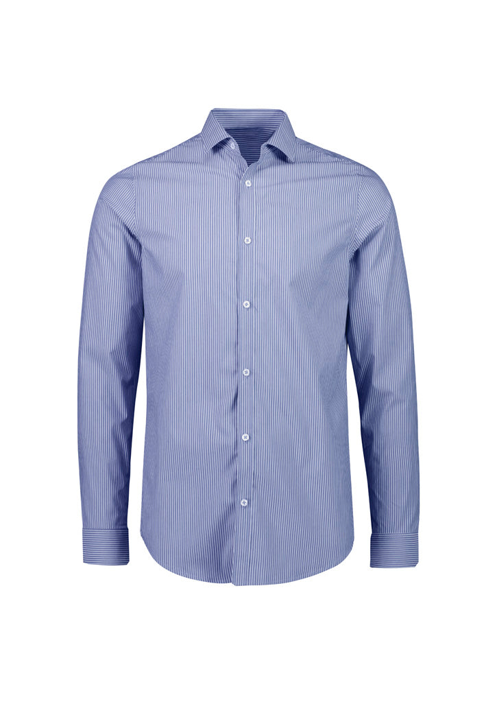 BIZ COLLECTION Mens Conran Tailored Long Sleeve Shirt S337ML Clearance