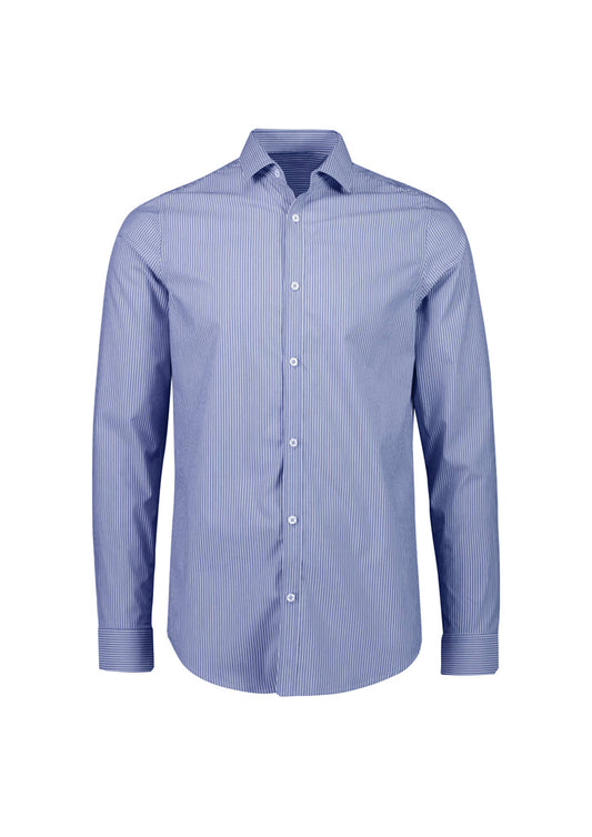 BIZ COLLECTION Mens Conran Tailored Long Sleeve Shirt S337ML Clearance