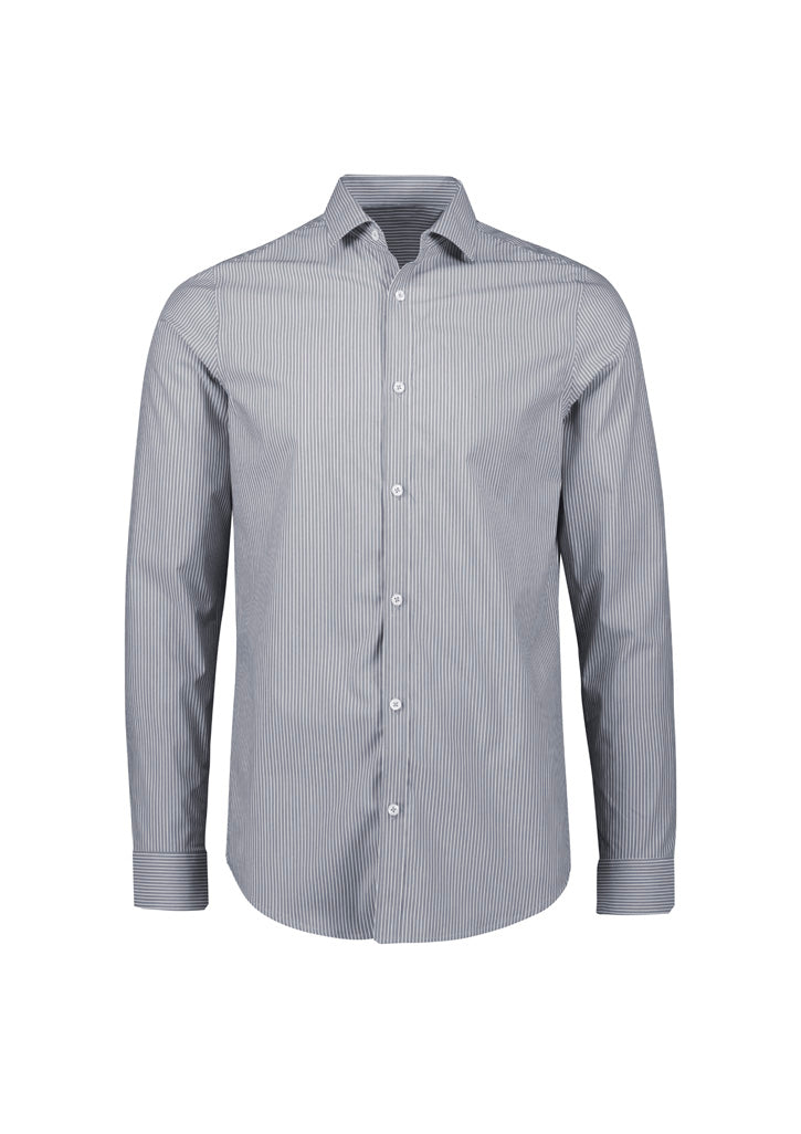 BIZ COLLECTION Mens Conran Tailored Long Sleeve Shirt S337ML Clearance