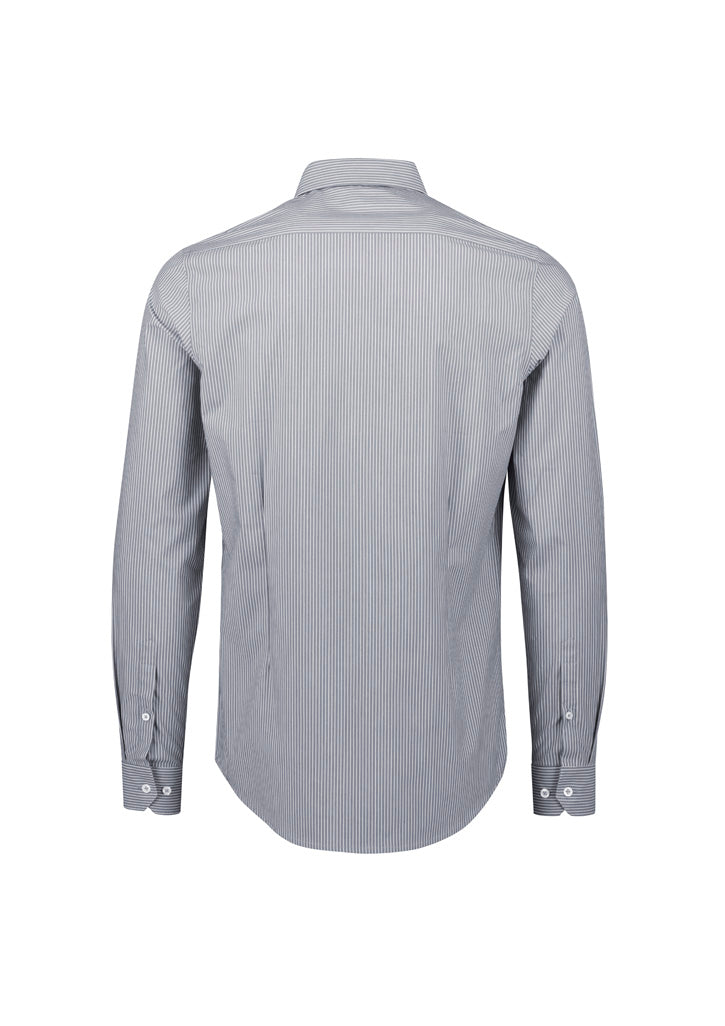 BIZ COLLECTION Mens Conran Tailored Long Sleeve Shirt S337ML Clearance
