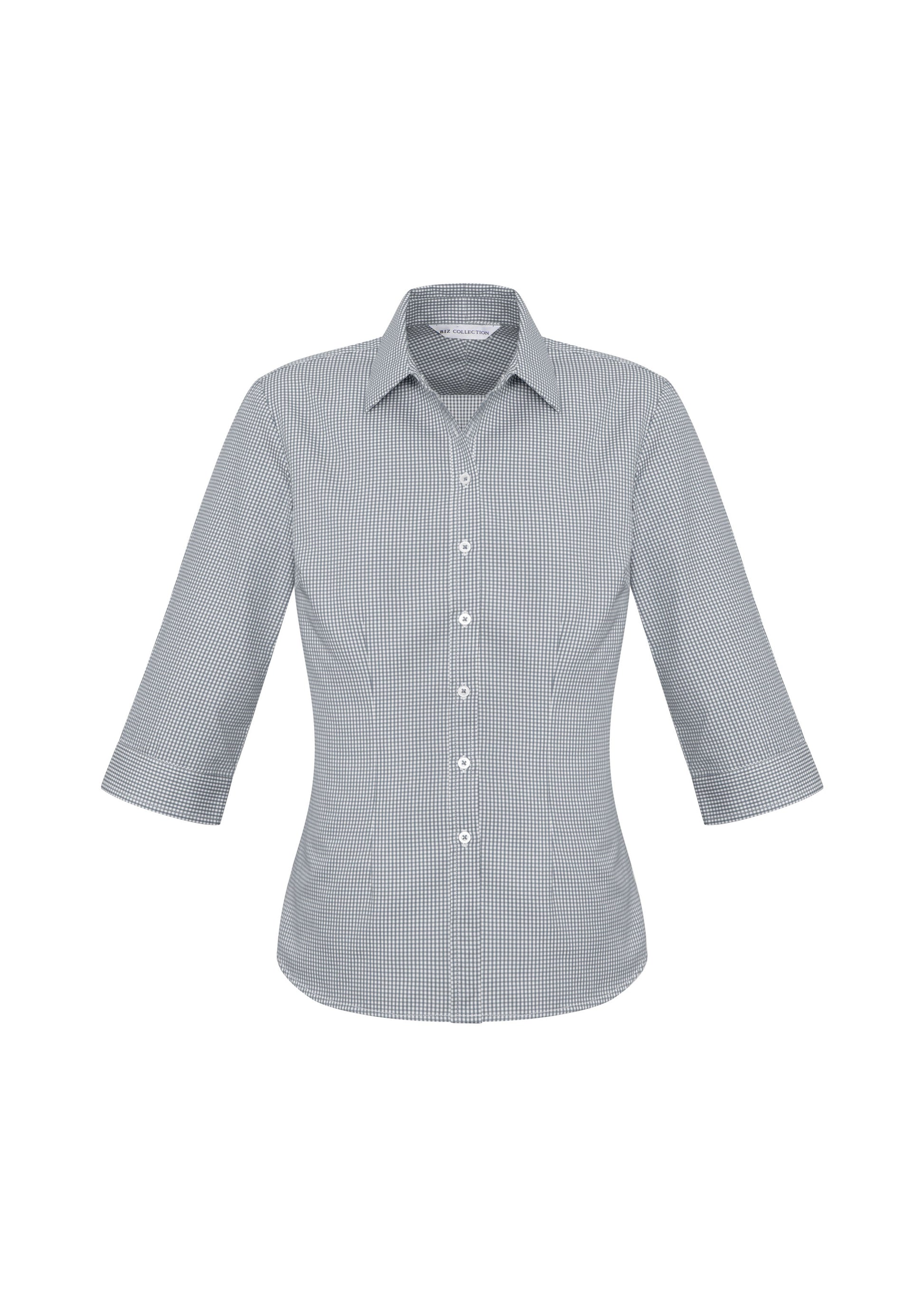 BIZ COLLECTION Womens Ellison 3/4 Sleeve Shirt S716LT