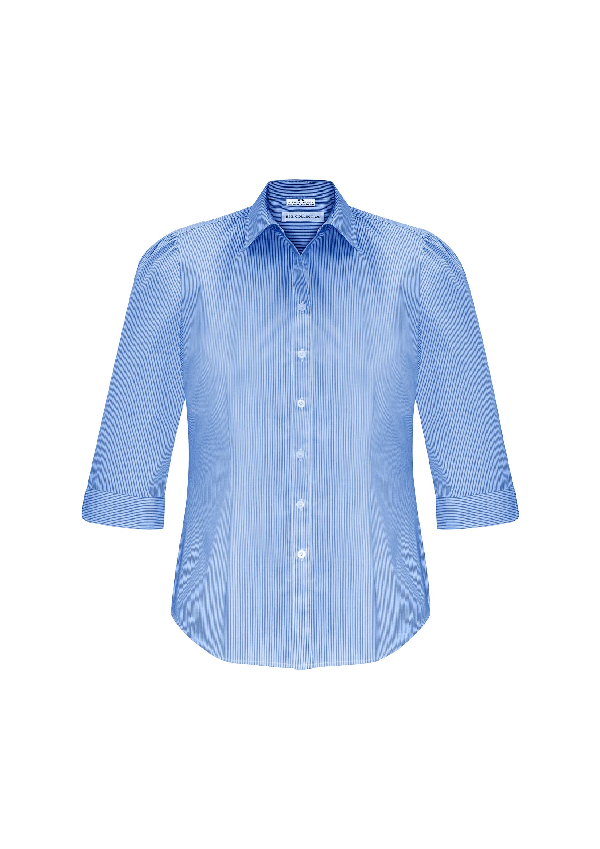 BIZ COLLECTION Womens Euro 3/4 Sleeve Shirt S812LT