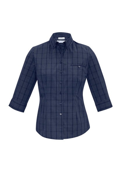 BIZ COLLECTION Womens Harper 3/4 Sleeve Shirt S820LT