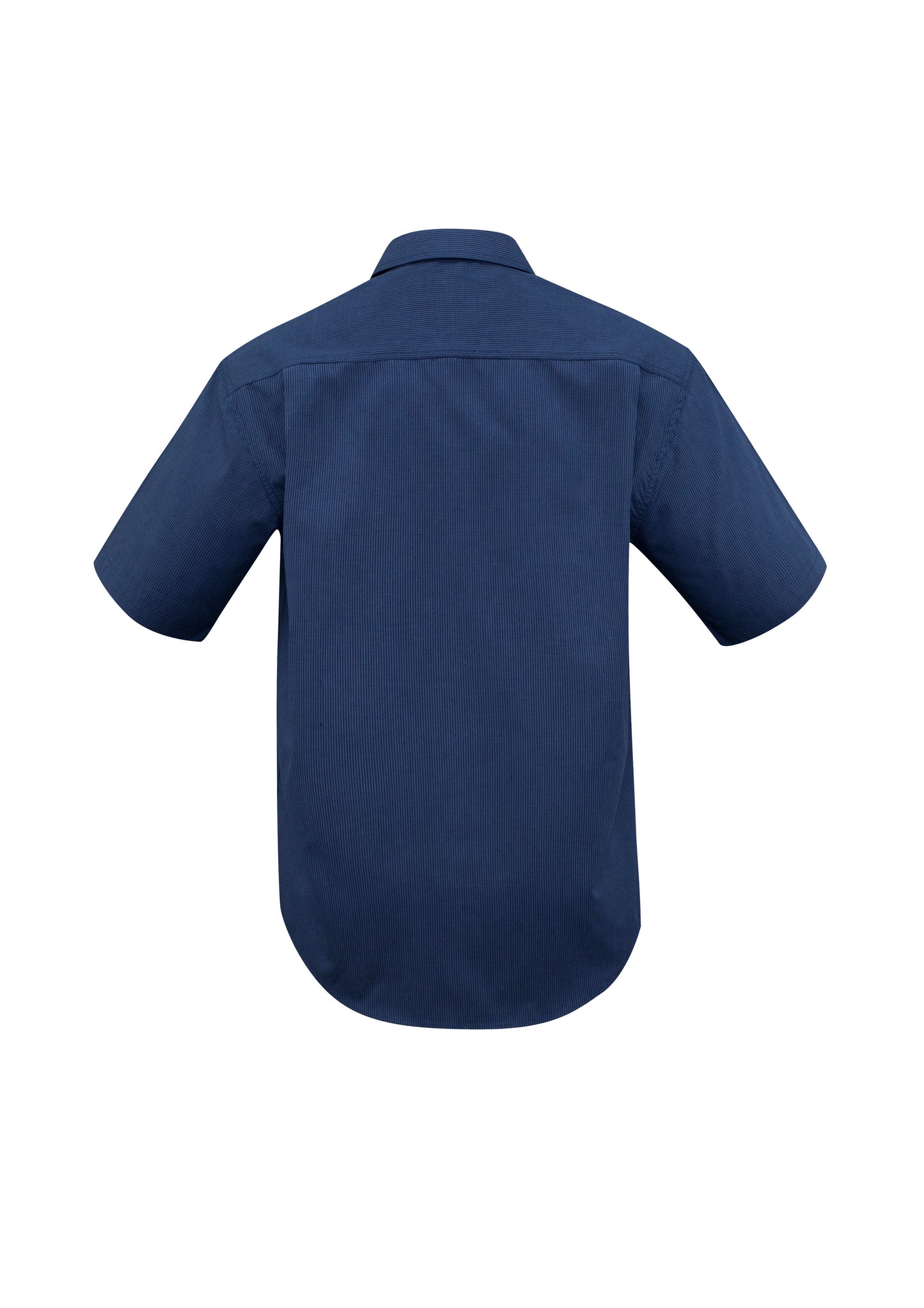 BIZ COLLECTION Mens Micro Check Short Sleeve Shirt SH817