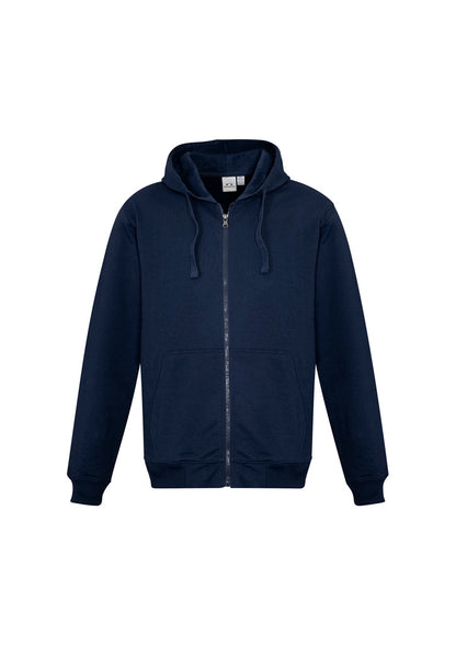 BIZ COLLECTION Mens Crew Zip Hoodie SW762M